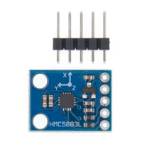 GY-273 3โวลต์-5โวลต์ HMC5883L สามแกนเข็มทิศ Magnetometer เซ็นเซอร์โมดูลสามแกนสนามแม่เหล็กโมดูล