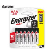 Pin Energizer Max AAA E92 BP4+2 - 100628298