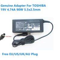 2ปีของแท้19V 4.74A 90W PA3716U 1ACA PA3716E 1AC3 AC Adapter สำหรับ TOSHIBA PA3516E 1AC3 PA3822U 1ACA แล็ปท็อปชาร์จไฟ