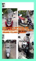 บังไมล์ ชิวหน้า 30*30  สีชา  FINO   / Scoopy-i ถึง 2017 / Filano/ Grand filano/Hybrid  รบกวนแจ้งรุ่นรถกับทางร้านด้วยค่ะ