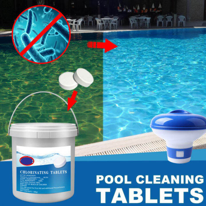 Swimming Pool Effervescent Tablets Cleaner 300pcs for Spa Hot Tub