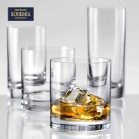 Czech imported BOHEMIA crystal glass home transparent water wine whiskey beer spirits whiskey glass