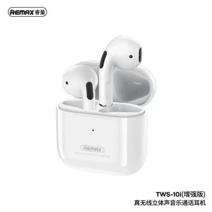 REMAX TWS-10i True Wireless Stereo Music Earbuds White/Black Earbuds ...
