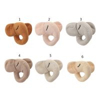 Cute Elephant Baby Rattle Toys Animal Hand Bells Plush Baby Toy With Sound Toy