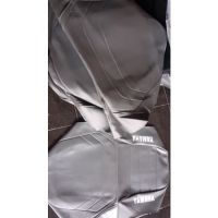 Yamaha Alfa Gray Motorcycle Seat Leather