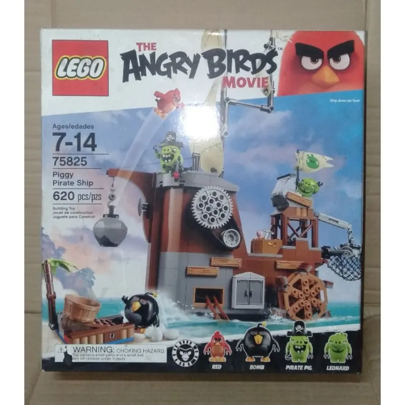 LEGO Angry Birds Piggy Pirate Ship 75825 