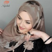 Jilbab Panjang Sifon ชุดอะบายาจิลแบ็บอิสลาม Untuk Wanita Abaya Jersey Syal Serban Gun หมวกมุสลิม Wanita Selendang Penutup Kepala Instan