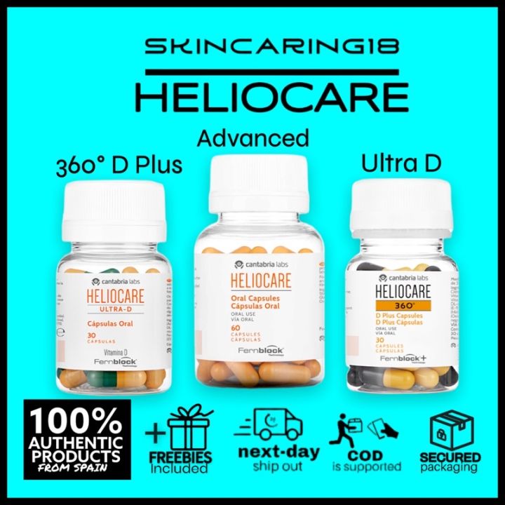 HELIOCARE Oral Sunscreen Capsules Ultra D | 360 - 60 | 30 Capsules by ...