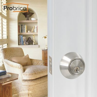 2021Probrico Hidden Door Locks Recessed door handles for interior doors Invisible Mechanical Outdoor Locks For Fire Proof Hardware