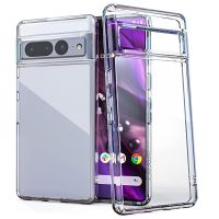 Transparent Phone Case for Google Pixel 6/6Pro 6A Shockproof Protective Cover for Pixel 7 7Pro Silicone Clear Ultra Thin Fundas