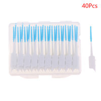 TIS 20/40pc Interdental Soft Silicone Cleaning Brush Toothbrush Toothpick DentalTool