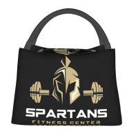 GYM Spartan Fitness Insulated Lunch Tote Bag for Women Resuable Cooler Thermal Food Lunch Work Travel