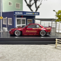 Diecast 164 Scale Nissan SILVIA S13จำลองรถสะสมโลหะตกแต่งของขวัญเด็ก Toy