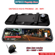 Camera hành trình ô tô ONTEKCO KG10, Full HD 1080p gương, màn hình 10 inh
