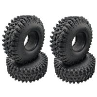 4PCS 120MM 1.9 Rubber Rocks Tyres Wheel Tires for 1/10 RC Rock Crawler Axial SCX10 90046 AXI03007 Traxxas TRX4 D90 TF2