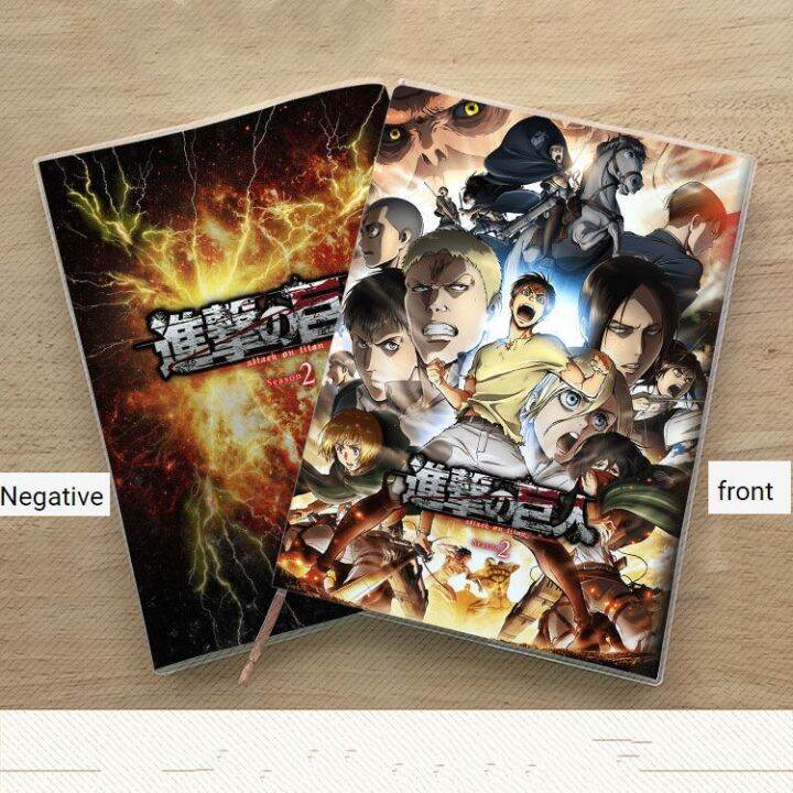 {HAOYA Stationery Store} Attack On Titan Notebook Anime Sketchbook ...