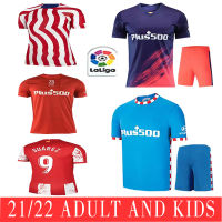 21 22 GRIEZMANN Atletico Madrides KOKE JOAO SUAREZ FELIX 75th Soccer Jersey And Kids Football Suit and Foot