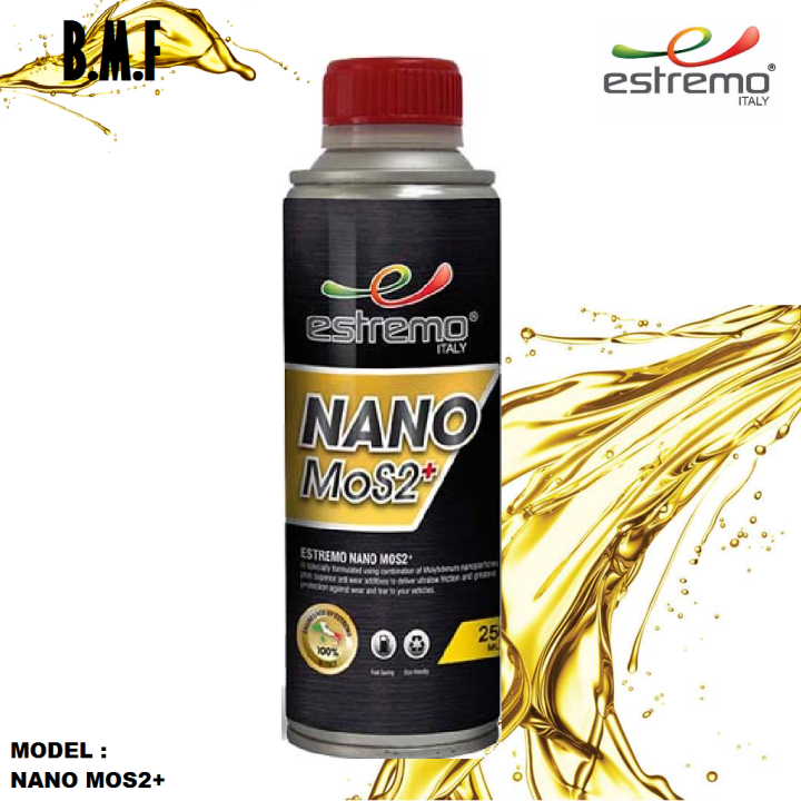 ESTREMO NANO MOS2+ FOR ENGINE OIL 250ML Lazada