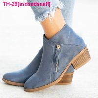 asdsadsaaff Botas laterais com zíper para mulheres botas de couro plataforma tamanho 43 moda feminina outono