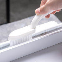 Brush มือจับทำความสะอาดง่ายร่องหน้าต่างและประตู Gap Kitchen Bathroom Groove Cleaning Brush