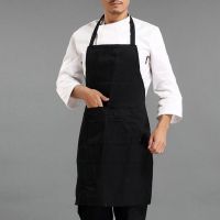 1pc Nordic Style Apron For Women Men Chef Apron Unsex Oilproof Dirt Proof Cleaning Apron For Cafe Kitchen Cooking Pinafore Black Aprons