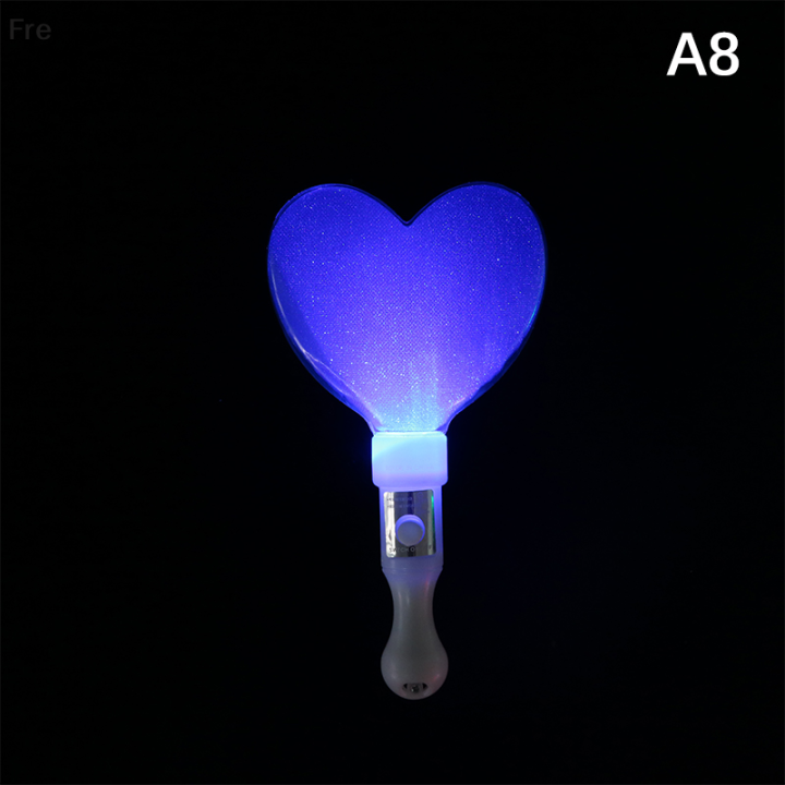 Fre LED Glow Stick Heart Star Shape Luminous Concert Cheering Tube