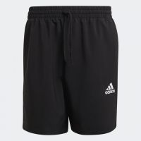 Adidas กางเกงกีฬาผู้ชาย AEROREADY Essentials Chelsea Small Logo Shorts | Black / White ( GK9602 )