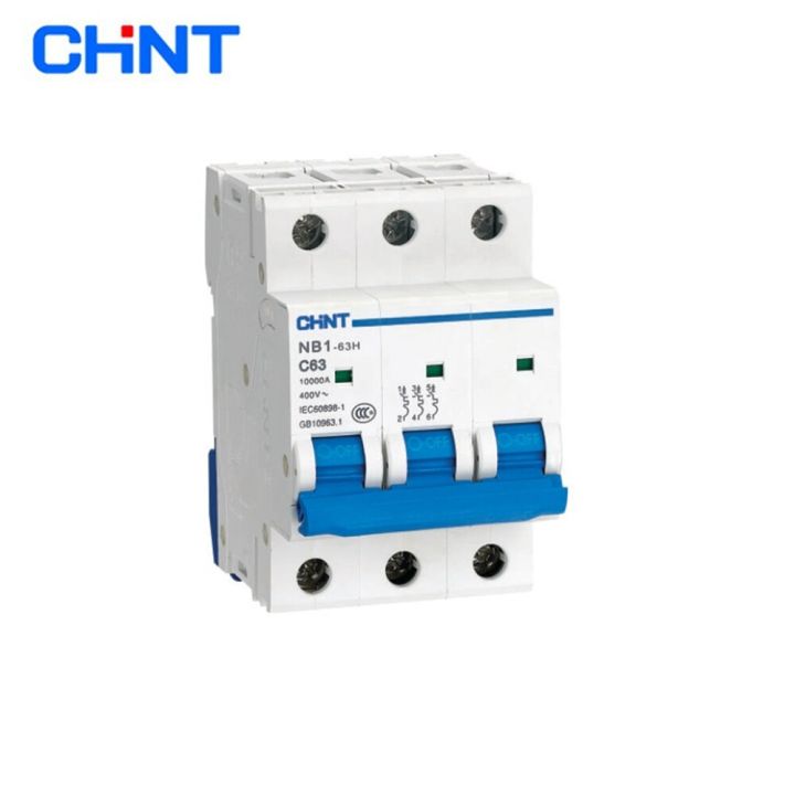 CHINT NB1-63H 3P C Mini Circuit Breaker MCB 35mm Din Rail Mount ...