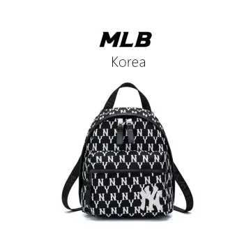 MLB Korea Bucket Corduroy & Monogram Backpack Waist Hobo Bag