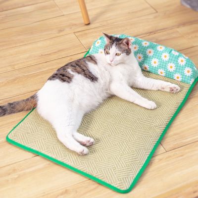 [pets baby] พิมพ์สุนัข Cooling Mat PetPadMattress PetMat Bed CatCool SleepingMat สำหรับสุนัขแมว Pet Blacket