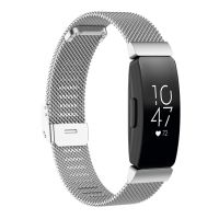 【ขอบคุณ】สายนาฬิกาข้อมือสายรัดข้อมือตาข่ายโลหะสแตนเลสสตีลสำหรับ Fitbit Inspire / Inspire Hr/ace 2ขนาด: S