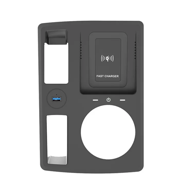 15W Car QI Wireless Charging Phone Charger Fast Charging Panel Pad