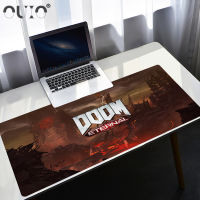 โต๊ะเสื่อ DOOM Eternal Gaming M Ousepad อุปกรณ์กันน้ำและทนต่อการสึกหรอเกมปกติขนาดใหญ่มินิคอมพิวเตอร์สำนักงาน M Ousepad โต๊ะ