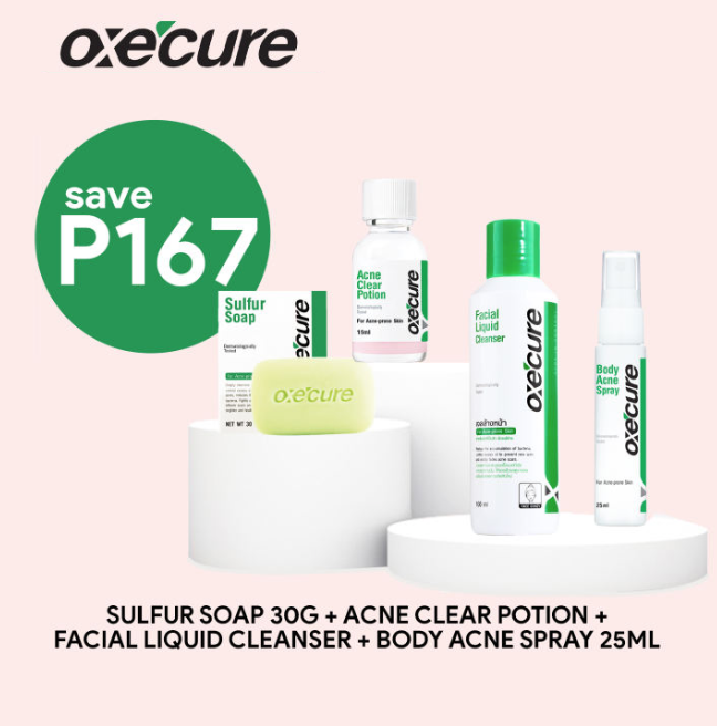 Oxecure Acne Solutions Complete Starter Kit Lazada Ph 2285