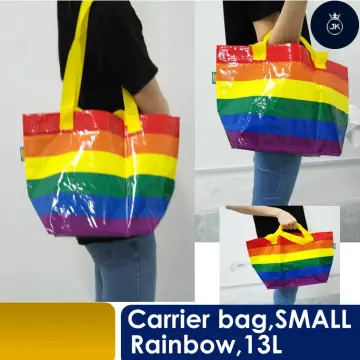 IKEA, Bags, Nwt Ikea Storstomma Rainbow Small Tote Bag