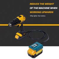 ;[- Battery Tool Extension Cord Battery Adapter For Makita For Bosch For Milwaukee For Dewalt 18V Battery Tool