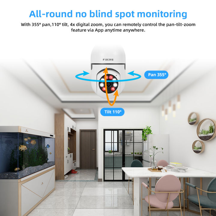 fuers-ip-กล้อง3mp-e27หลอดไฟสี-wifi-ในร่ม-mini-tuya-smart-home-surveillance-กล้องความปลอดภัย-baby-monitor-วิดีโอ-cam