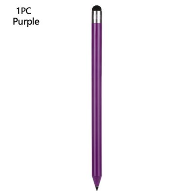 ปากกาสำหรับจอมือถือ2 In 1ดินสอสไตลัสหน้าจอสัมผัสสำหรับแท็บเล็ต iPad โทรศัพท์มือถือ Samsung PC