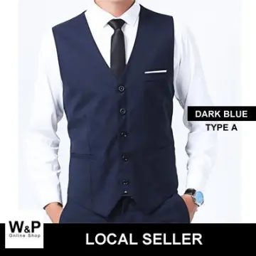 Cute Navy Blue Boy's Formal Wear Two Pieces Slim Fit Kids Vest and Pants  Cheap Men's Wedding Tuxedos Bow Tie (Vest+Pants) - AliExpress