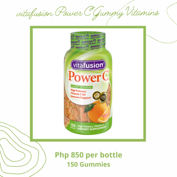 vitafusion Power C Vitamin C, 150 Gummies (EXPIRATION JULY 2022