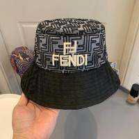 【Classic replication】 Fendi Hat สถานียุโรปฤดูร้อนคู่ใหม่ของตัวอักษร F ปักหมวกชาวประมงเด็กอินเทอร์เน็ตหมวกที่มีชื่อเสียงอินเทรนด์ผู้ชายเดินทางหมวกถัง