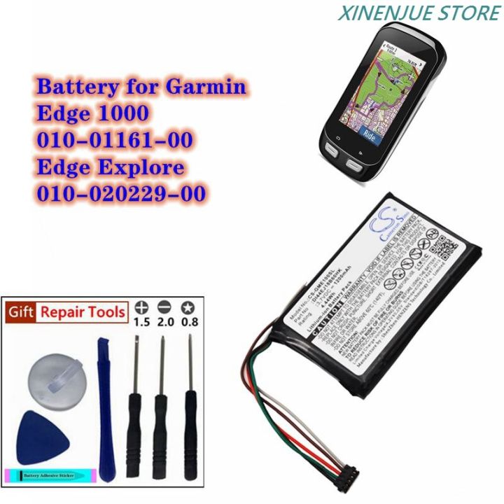 gps-navigator-battery-3-7v-1200mah-di44ej18b60hk-361-00035-15-for-garmin-010-01161-00-edge-explore-edge-1000
