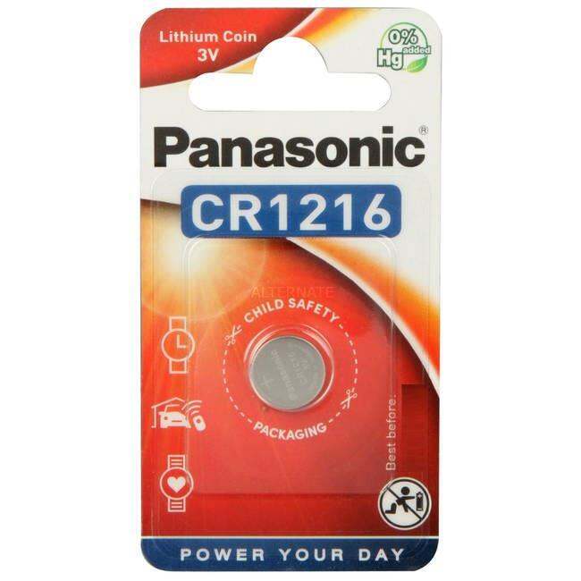 Panasonic CR1216 (1pc) 3v Lithium Button Cell Battery In Blister Pack ...