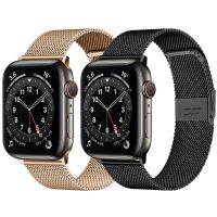 [HOT JUXLLKBKOW 514] สายคล้องห่วงแม่เหล็กสำหรับ Apple Watch Band 44มม. 40มม. 45มม. 41มม. 42มม. 38มม. สแตนเลส Correa สร้อยข้อมือ IWatch Serie 3 4 5 6 Se 7