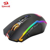 REDRAGON RANGER LITE M910-KS RGB USB 2.4G เมาส์สำหรับเล่นเกมส์ไร้สาย8000 DPI 10ปุ่มตั้งโปรแกรมได้สำหรับเมาส์เล่นเกมแล็ปท็อป PC