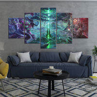 The Last Battle of Illidan Stormrage by Breath Art Gaming Decor and Video Game Room Decorations live laugh love wall decor