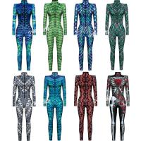 [COD] 2022 new cross-border digital printing cosplay costume adult tight long-sleeved