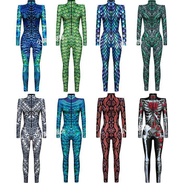 cod-2022-new-cross-border-digital-printing-cosplay-costume-adult-tight-long-sleeved