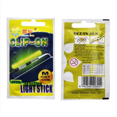 2pcsset Fluorescent Lightstick Night Fishing Rod Lightin Float Glow Stick