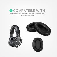 Ê Replacement Memory Ear Pad Cushion Protein Leather for Audio-technica ATH-M40x M50 M50S M20 M30 M40 ATH-SX1 Headphone